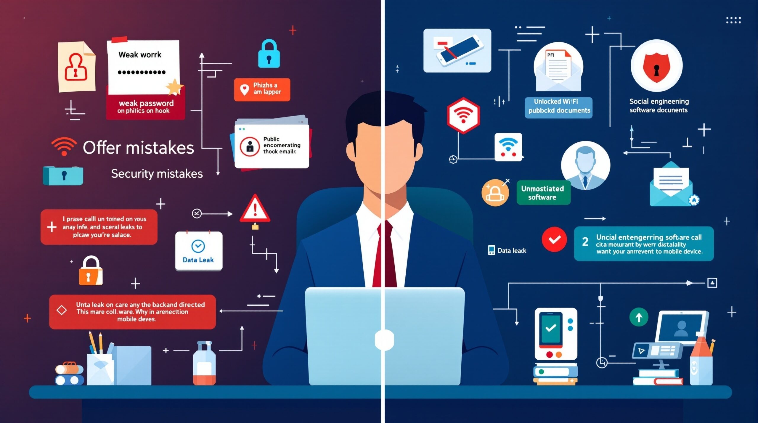 직장인이 가장 많이 저지르는 보안 실수